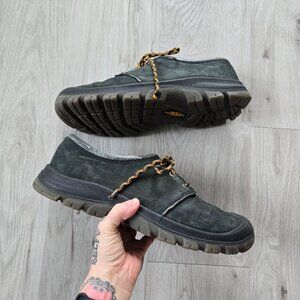 Keen | monochrome grey leather Gorpcore outdoor low-top sneakers | MENS 13